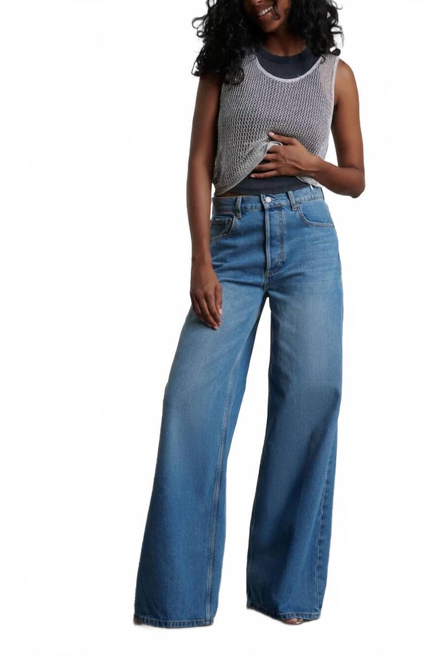 NEW BOYISH the jovi wide-leg jean in rio bravo